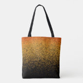 Glitter van 40 of 100 jaar zwart goud tote bag (Achterkant)