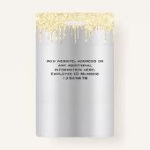 Glitter van de werknemer van de douane drijft Gele Badge (Achterkant)