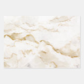 Glitter van fijn wit marmer inpakpapier vel (Voorkant 2)