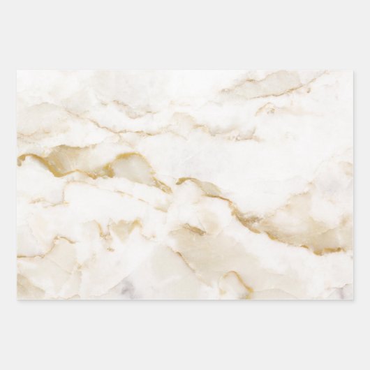 Glitter van fijn wit marmer inpakpapier vel (Voorkant 2)