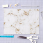 Glitter van fijn wit marmer tissuepapier (Craft)