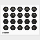 Glitter Veer Bruiloft Sticker (Vel)
