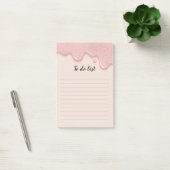 Glitter Verf Drip om de Nota's van de Post-it van  Post-it® Notes (Kantoor)