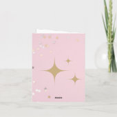 Glitter Verjaardag Kaart voor haar (Achterkant)