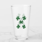 Glitter Vier bladluiken Glas (Achterkant)