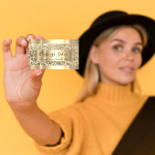 Glitter VIP Gold Lijst Event Planner Luminous Busi Visitekaartje