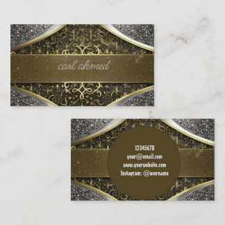 glitter visitekaartje