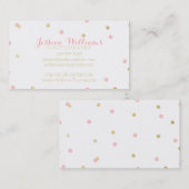 Glitter-Visitekaartjes Visitekaartje (Voorkant / Achterkant)