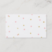 Glitter-Visitekaartjes Visitekaartje (Achterkant)