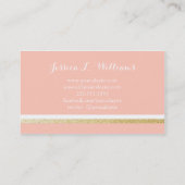 Glitter-Visitekaartjes Visitekaartje (Achterkant)