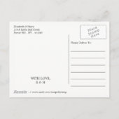  glitter vlinder bruiloft Save the date Aankondigingskaart (Achterkant)