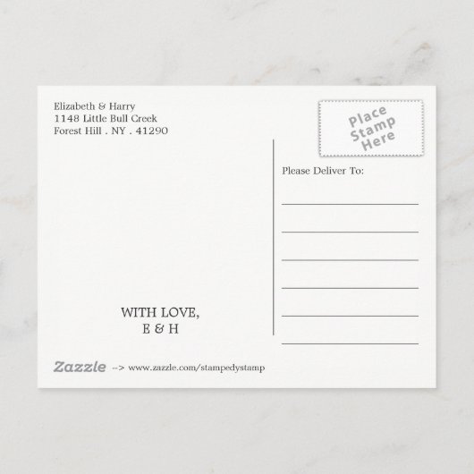  glitter vlinder bruiloft Save the date Aankondigingskaart (Achterkant)