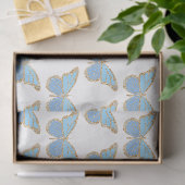 Glitter Vlinders Serie Design 4 Tissuepapier (Geschenk)