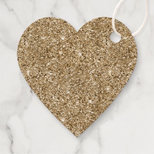 Glitter voor aangepast tekstgoud (op achteruit) bedankjes labels (Achterkant)