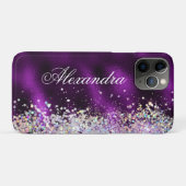 Glitter voor holografisch geblazen luxe Case-Mate iPhone case (Achterkant (horizontaal))