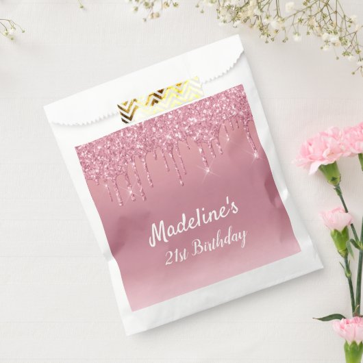 Glitter voor persoonlijk uitlijnen bedankzakje (Gezegeld)