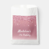 Glitter voor persoonlijk uitlijnen bedankzakje (Voorkant)