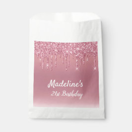 Glitter voor persoonlijk uitlijnen bedankzakje