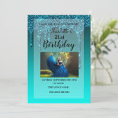 Glitter voor persoonlijk uitlijnen kaart (Staand voorkant)