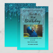 Glitter voor persoonlijk uitlijnen kaart (Voorkant / Achterkant)