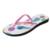 Glitter Vormen Dames Slippers Teenslippers (Schuin)