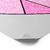 Glitter Vredesteken Hart Poster (Hoek)