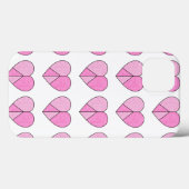 Glitter Vredesteken Harten Case-Mate iPhone Case (Achterkant (horizontaal))