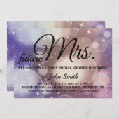 Glitter Vrijgezellenfeest future Mrs. Kaart (Voorkant / Achterkant)