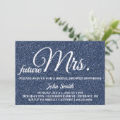 Glitter Vrijgezellenfeest future Mrs. Kaart (Staand voorkant)