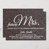 Glitter Vrijgezellenfeest future Mrs. Kaart (Voorkant / Achterkant)
