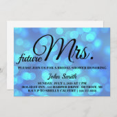 Glitter Vrijgezellenfeest future Mrs. Kaart (Voorkant / Achterkant)