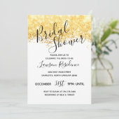 Glitter Vrijgezellenfeest Kaart (Staand voorkant)