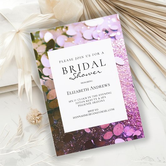 Glitter Vrijgezellenfeest Kaart