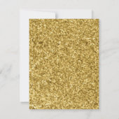 Glitter vult het Paarse blanco in Notitiekaartje (Achterkant)