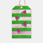 Glitter watermeloen dank je Gift Tag Cadeaulabel (Achterkant)