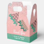 Glitter Watermelon and Seeds Birthday Party Bedankdoosjes (Geopend)