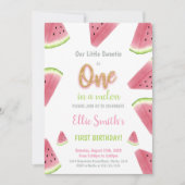 Glitter Watermelon Birthday Kaart (Voorkant)
