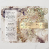 Glitter waterverf en folie (Voorkant / Achterkant)