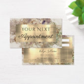 Glitter Waterverf en Folie Afspraakkaart Visitekaartje (Bureau)