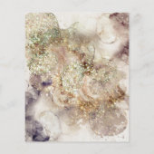 Glitter Waterverf en Folie Flyer (Achterkant)