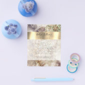 Glitter Waterverf en Folie Flyer (Enkel)