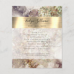 Glitter Waterverf en Folie Flyer