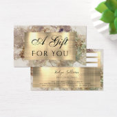 Glitter Waterverf en Folie Gift Kaart (Bureau)