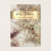 Glitter waterverf en folie ketting display kaart (Voorkant)