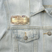 Glitter Waterverf en Folie Naam Tag (In situ)