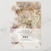 Glitter Waterverf en Folie prijslijst Flyer (Achterkant)