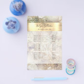 Glitter Waterverf en Folie prijslijst Flyer (Enkel)