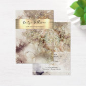 Glitter waterverf en folie sieraden display kaart (Bureau)