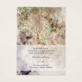 Glitter waterverf en folie sieraden display kaart (Achterkant)