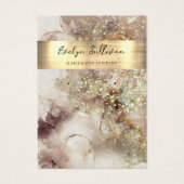 Glitter waterverf en folie sieraden display kaart (Voorkant)